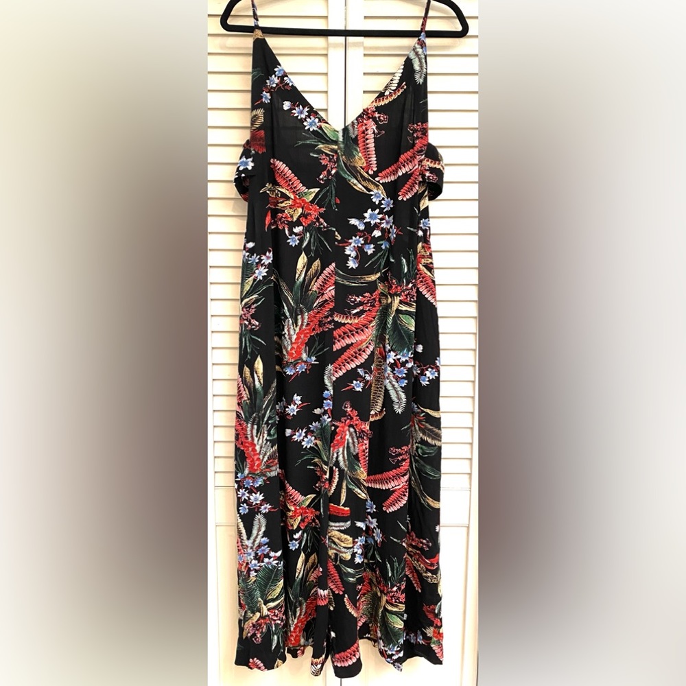 Miss Love jumpsuit NWOT fun tropical size large